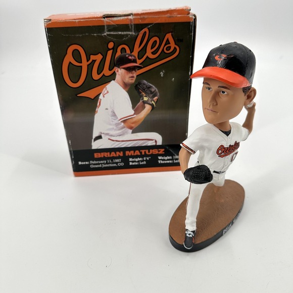 Baltimore Orioles Bobblehead Brian Matusz MLB Baseball 2011 Collectors Edition - Picture 1 of 9
